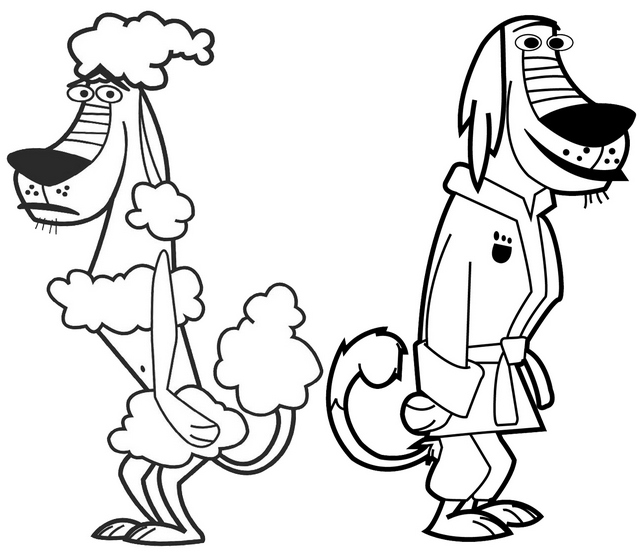 640x557 Perfect Johnny Test Coloring Pages For Gift