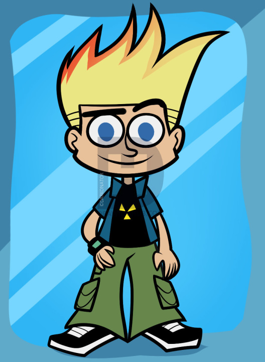 528x720 How To Draw Johnny Test, Step