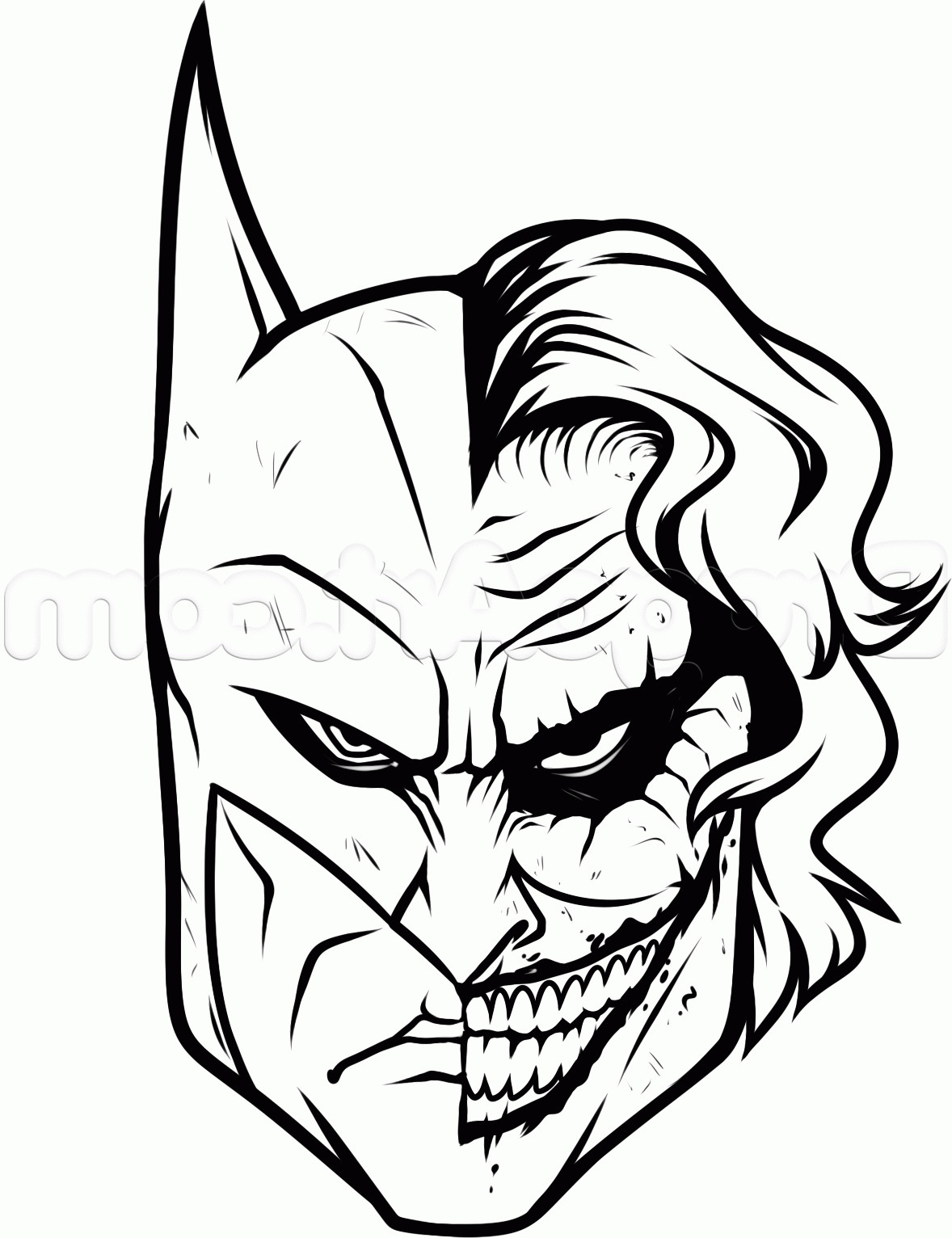 Joker And Batman Drawing | Free download on ClipArtMag
