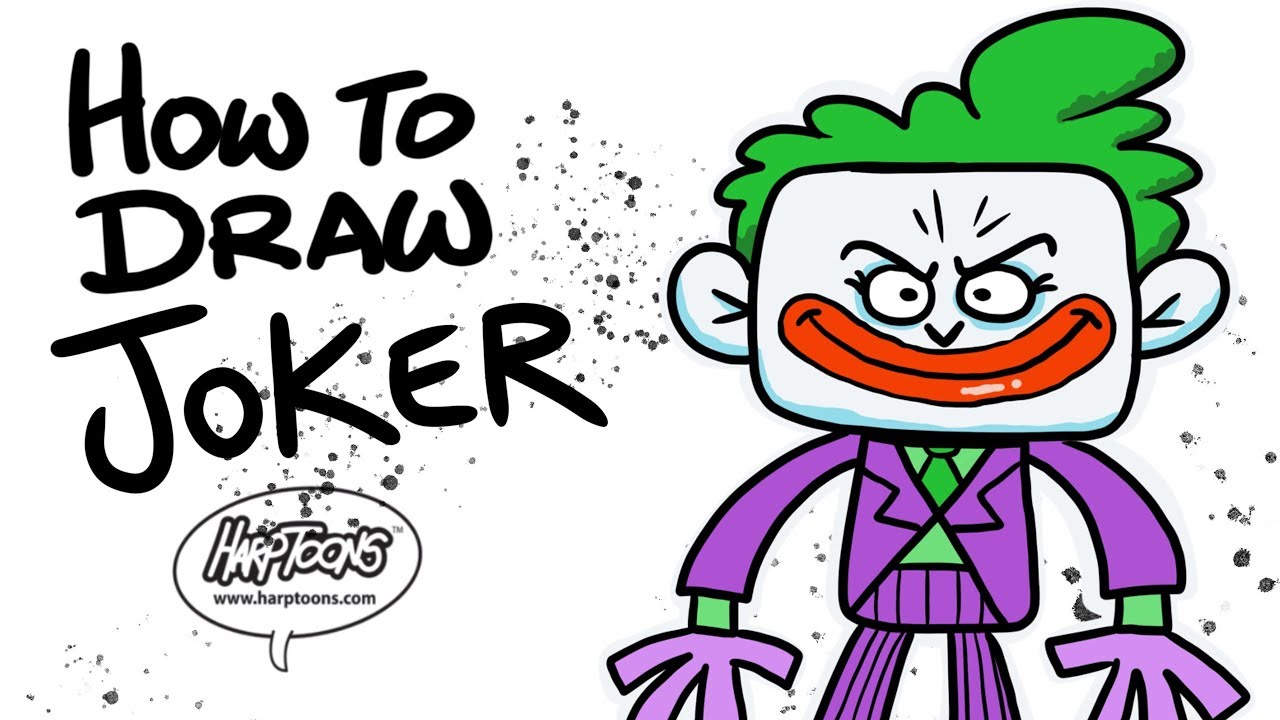 1280x720 How To Draw The Joker From Batman