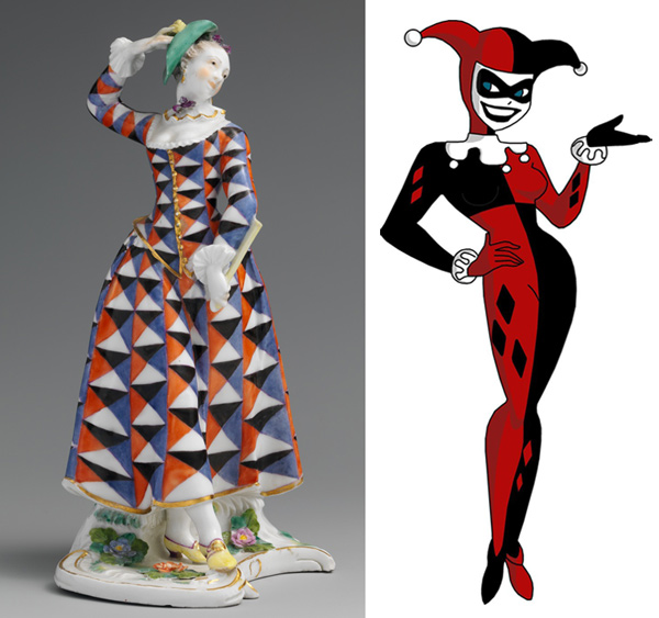 600x563 Harley Quinn A Modern Harlequina The Metropolitan Museum Of Art