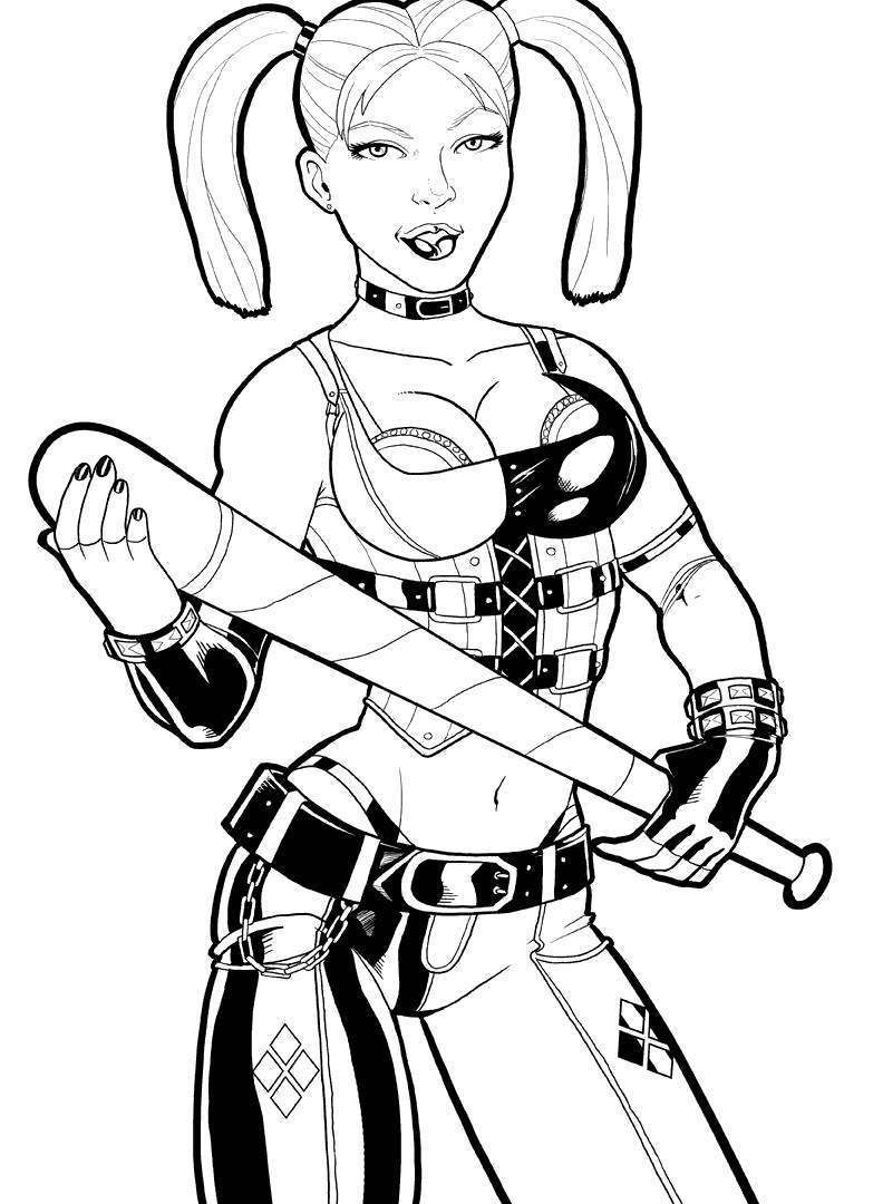 792x1080 Joker Coloringes Lego Batman Vs Cartoon Harley Quinn And Suicide