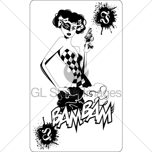 500x500 Playing Card Joker Gl Stock Images