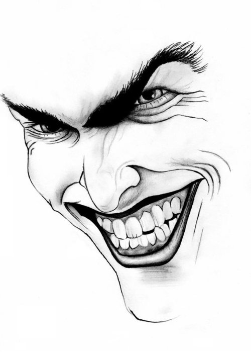 500x700 The Joker Greeting Card For Sale