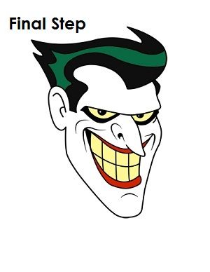 300x388 Draw The Joker Final Step Marvels In Joker Drawings