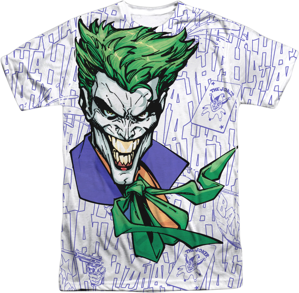 982x964 The Joker Laughing Dc Comics T Shirt