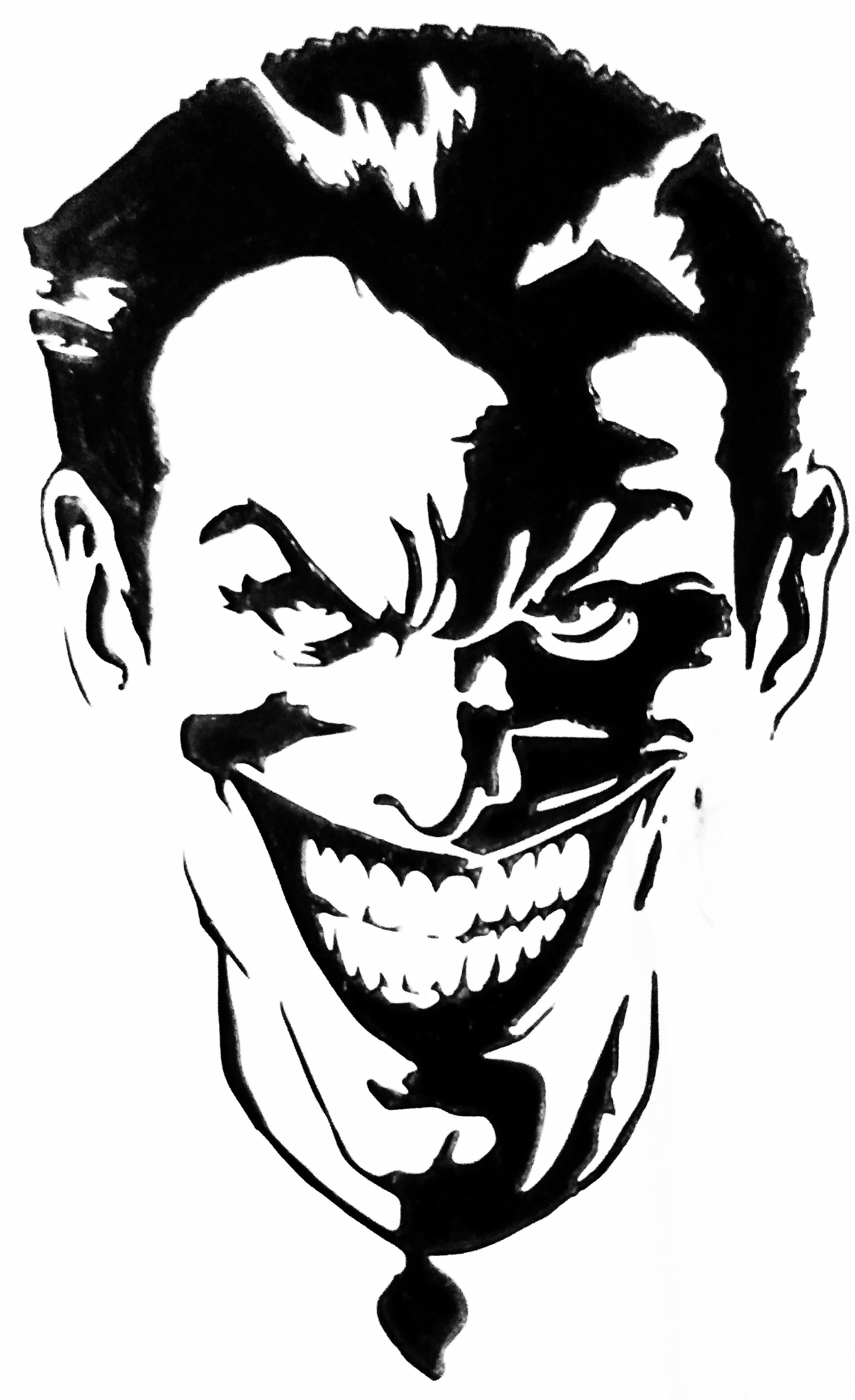 2738x4484 Joker Drawing Simple For Free Download