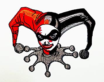 355x281 Batman Villain Gotham Joker Dc Comics Iron On Applique