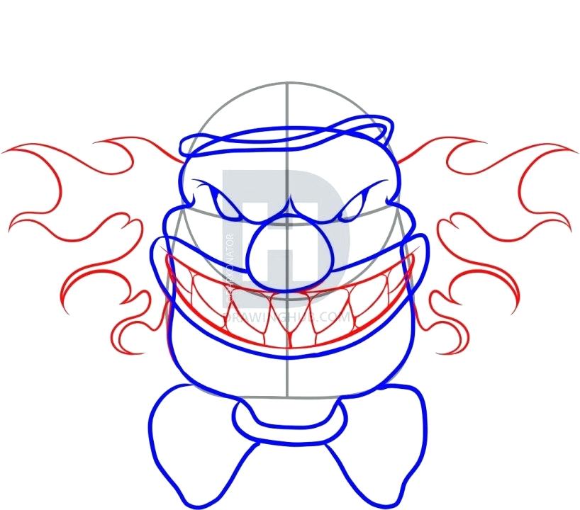818x720 Drawing Of A Clown Drawing Clown Joker Zupa