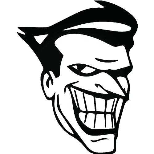 500x500 Joker Face Drawing How To Draw The Joker Face Easy