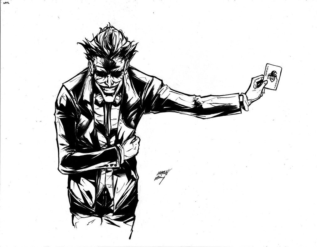 1012x790 Joker Drawing Cartoon For Free Download