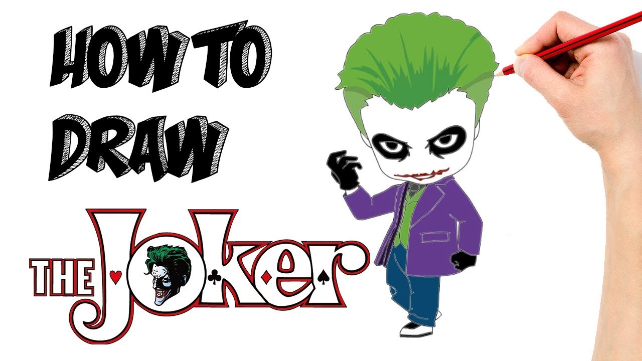 1280x720 How To Draw The Joker Cartooning Kids