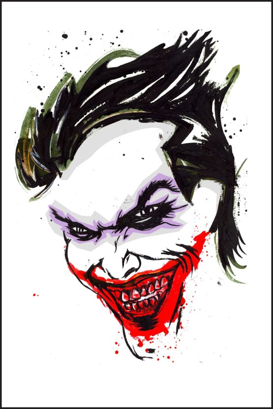 555x832 Joker Poster Without Frame X Inch Fine Art Print