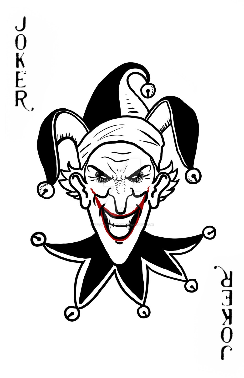 1024x1583 Draw Joker Face