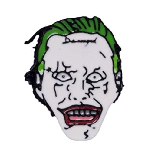 522x522 Dc Comics The Joker Haha Face Metal Enamel Costume Pin
