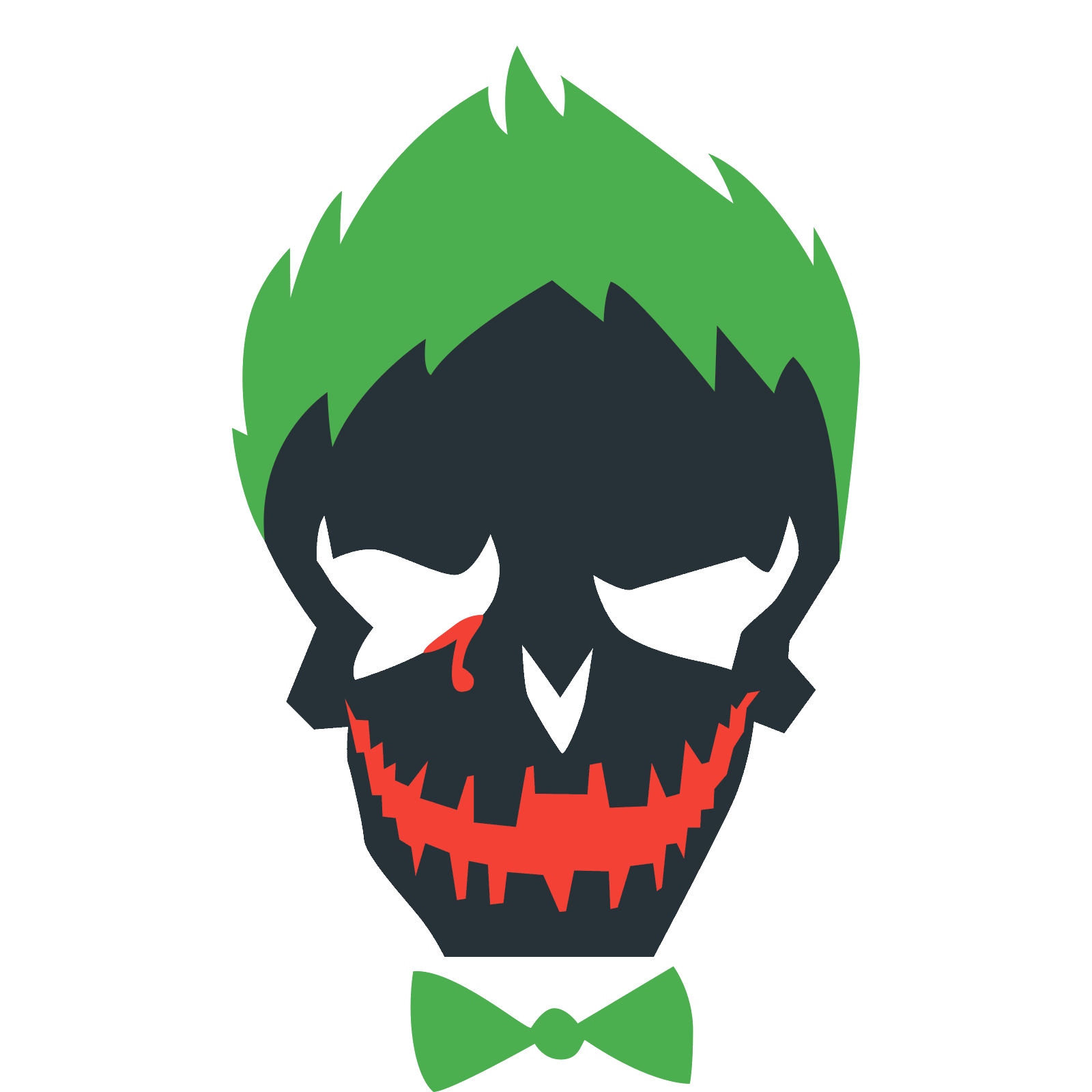 1600x1600 Collection Of Free Vector Skulls Joker Download On Ui Ex