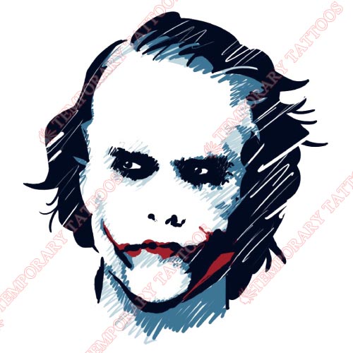 500x500 Joker Customize Temporary Tattoos Stickers