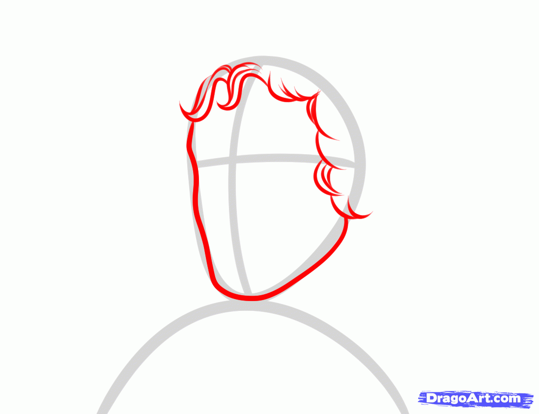 1097x843 How To Draw Jon Snow, Game Of Thrones, Step