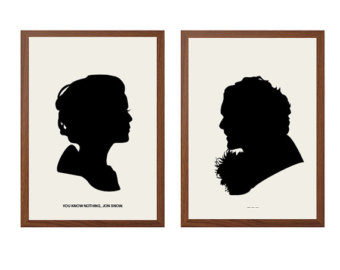 340x270 Jon Snow Poster Etsy