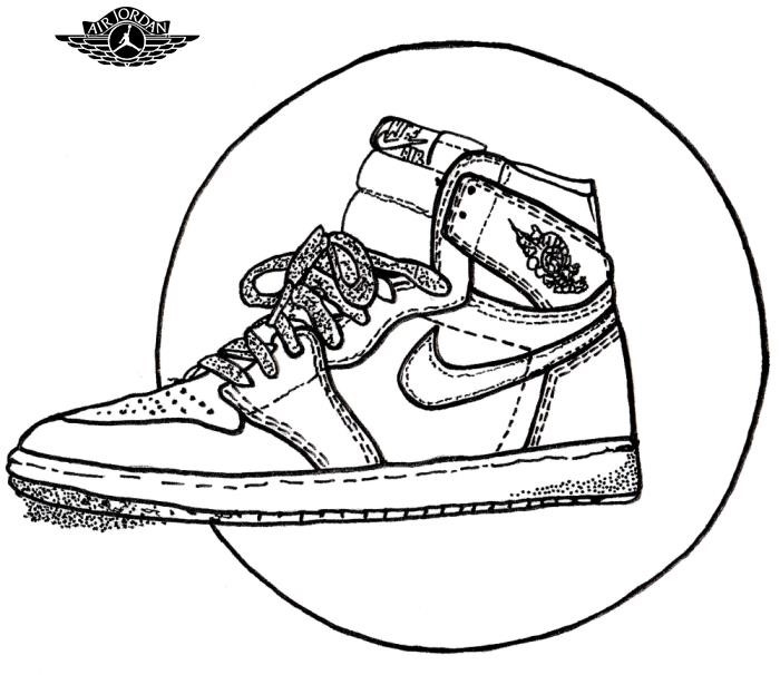 700x606 Nike Air Jordan Drawing Free Digital Satellite Tv