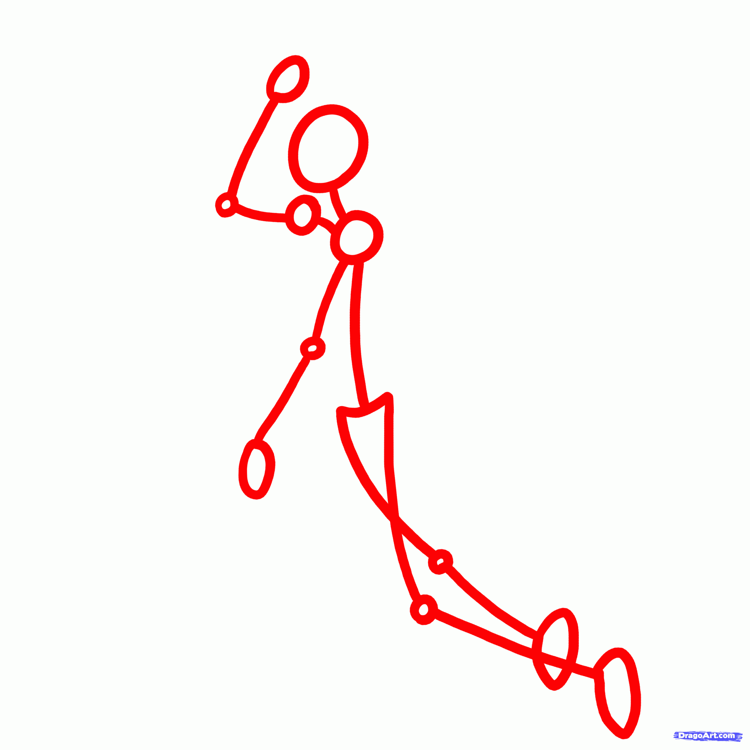 2550x2550 Draw Michael Jordan, Step