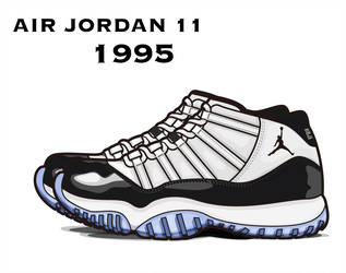 Jordan 11 Drawing | Free download on ClipArtMag