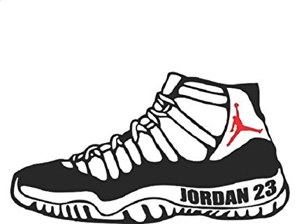 Jordan 11 Drawing | Free download on ClipArtMag