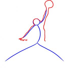 302x271 How To Draw Michael Jordan, Step