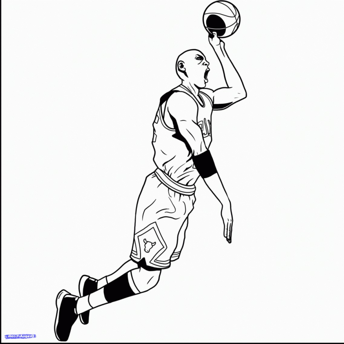 1137x1137 Simple Michael Jordan Coloring Pages With Wallpapers Widescreen