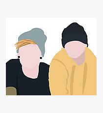 210x230 tyler joseph josh dun drawing wall art redbubble