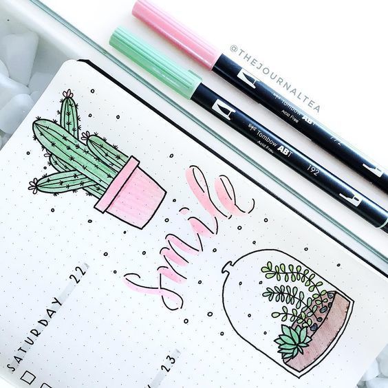 564x564 Fun Ideas To Do In A Bullet Journal On We Heart It