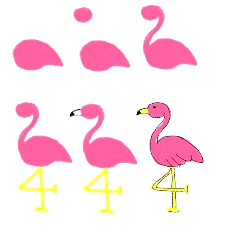 736x753 Easy Palm Tree Drawing Palm Tree Drawings And Flamingo Cookies