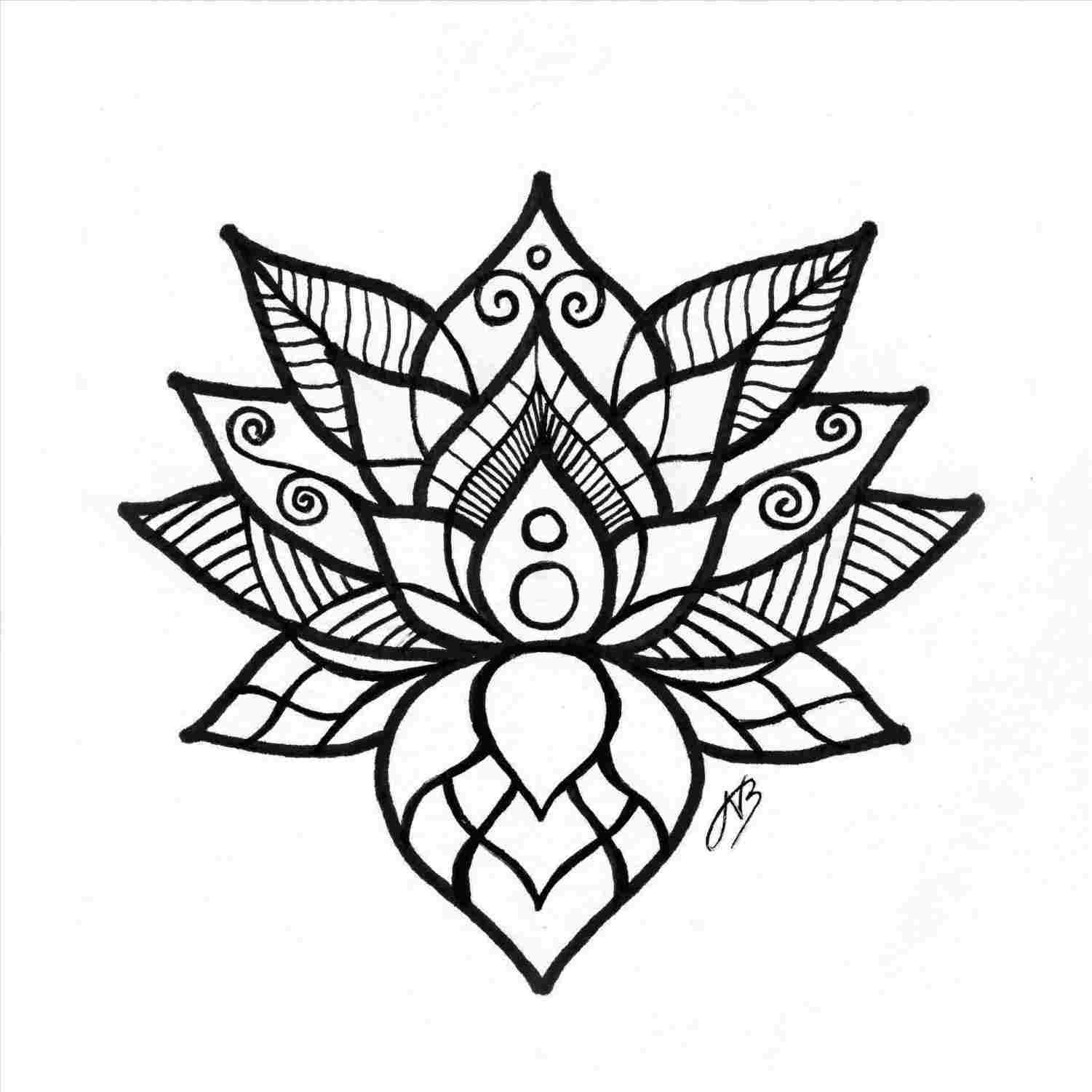 1501x1501 Sketch Easy Lotus Drawing