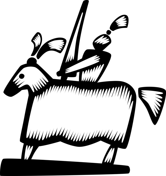 661x700 medieval knight with jousting lance