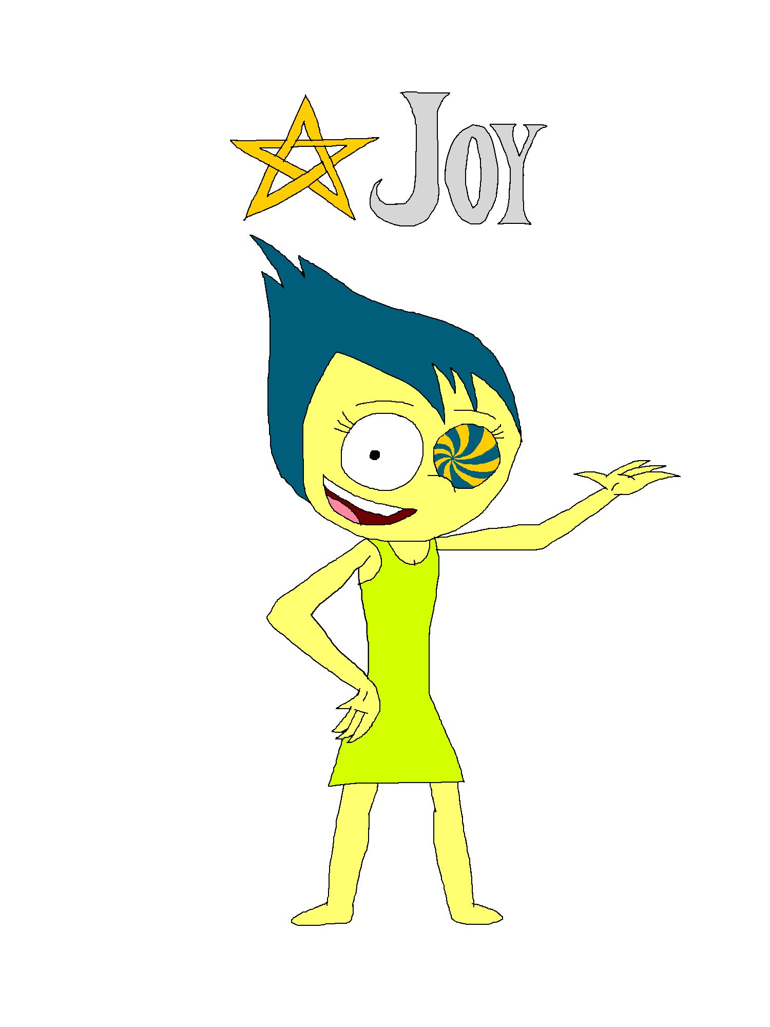 1500x2000 Inside Out Joy Drawing