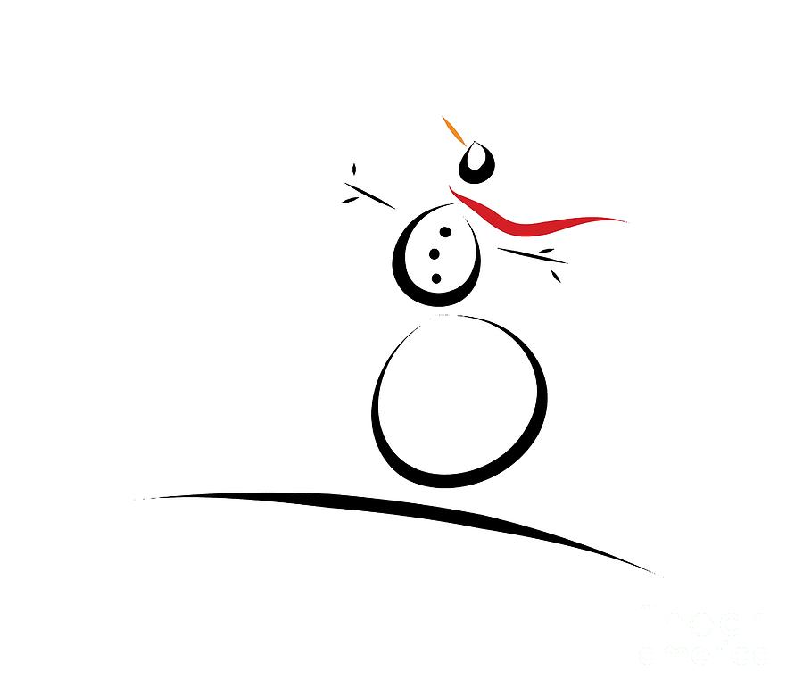 900x780 Snowman Joy Drawing