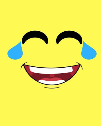 325x406 Crying With Tears Of Joy Emoji Sketchbook Large Sketchpad