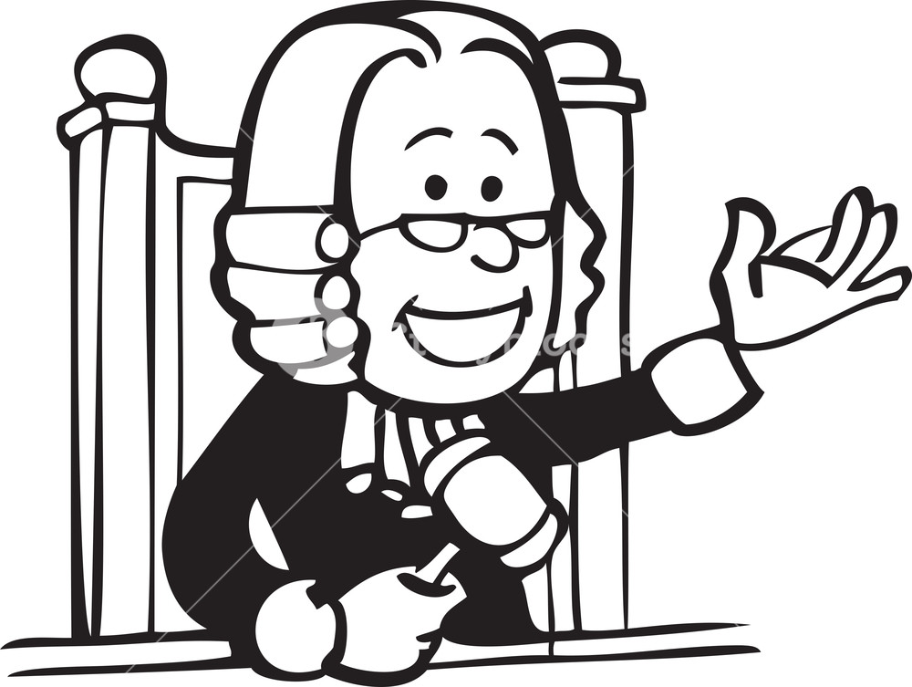 1000x753 Illustration Of A Judge Royalty Free Stock Image