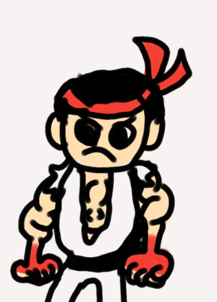 720x1000 This Is My First Time Drawing Ryu So Please Don't Judge My Artwork