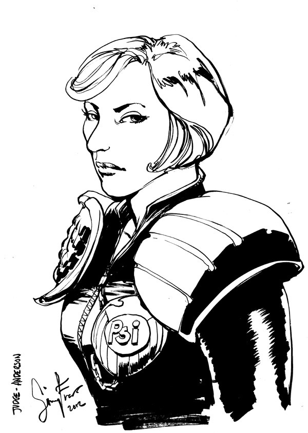 600x844 Drokk And Stomm Incredible Minute Drawing Of Psi Judge