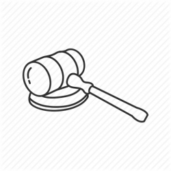 250x250 Court Drawing Hammer, Picture