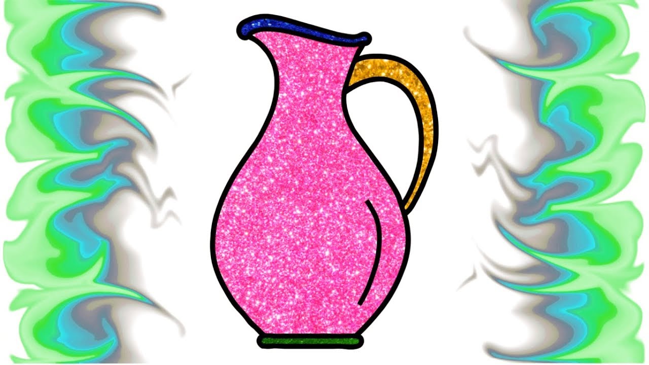 1280x720 Jug Drawinghow To Draw Jugjug Draw And Coloring For Beginners