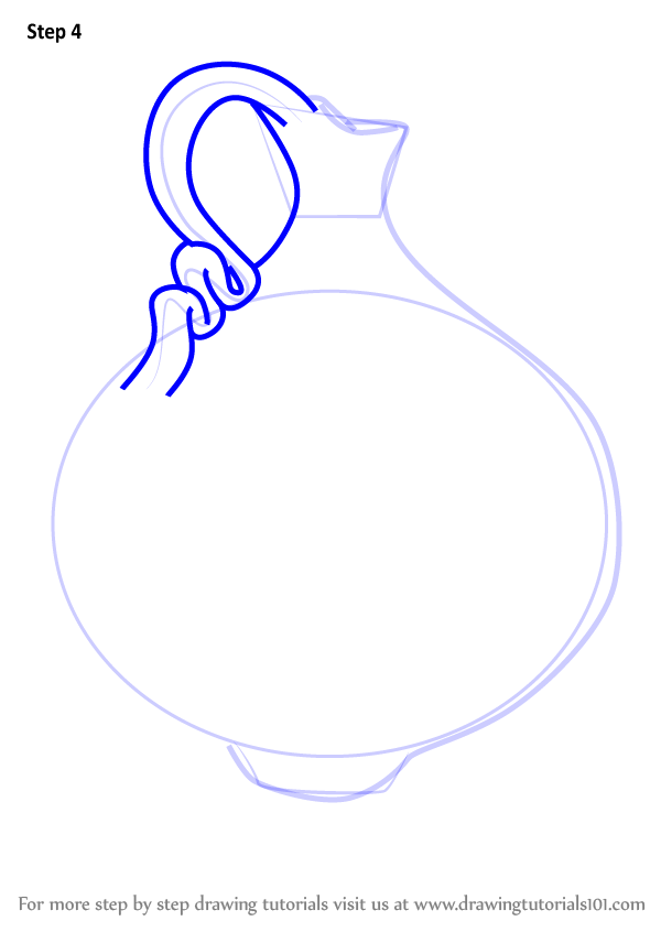 600x846 Learn How To Draw Pottery Jug
