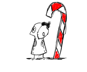 300x250 Jumbo Candy Cane