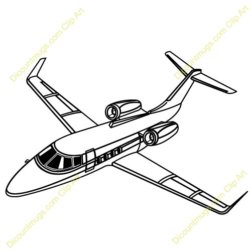 500x500 Jet Clipart