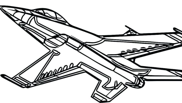 728x413 X Jet Fighter Airplane Coloring
