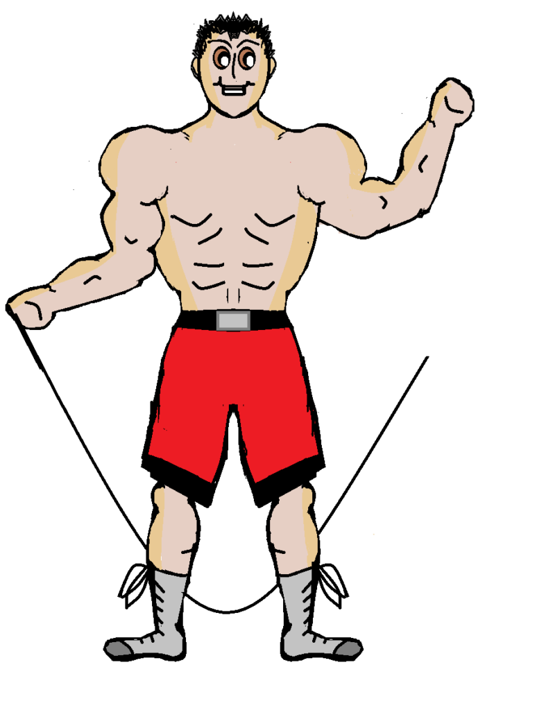 774x1024 How To Draw A Boxer Jumping Rope Digital Animation For Kids