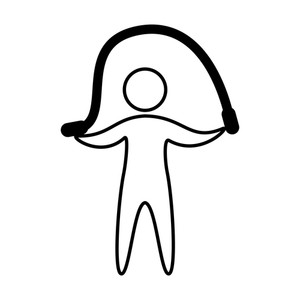 300x300 Jump Rope Royalty Free Vectors