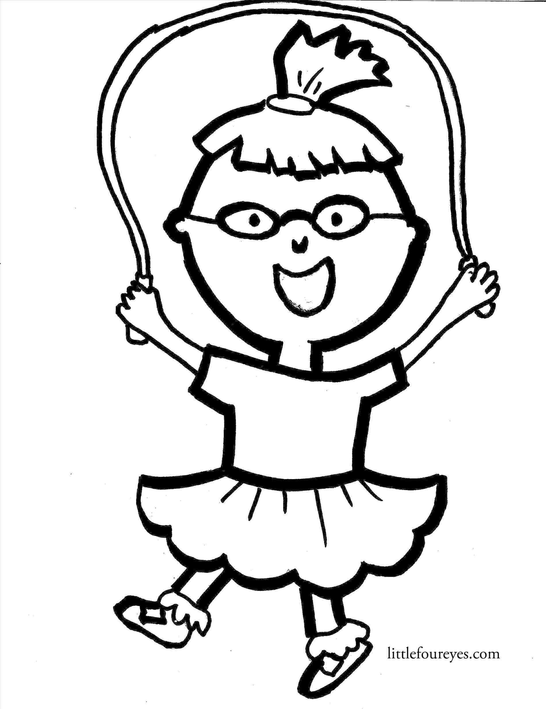 1899x2464 Jump Rope Cartoon Drawing