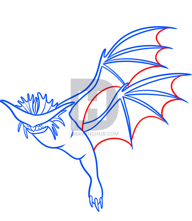 624x720 How To Draw Cloudjumper, Step